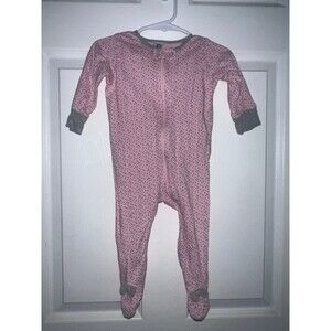 Gerber Baby Girl Pink Polka Dot Footie Sleepers